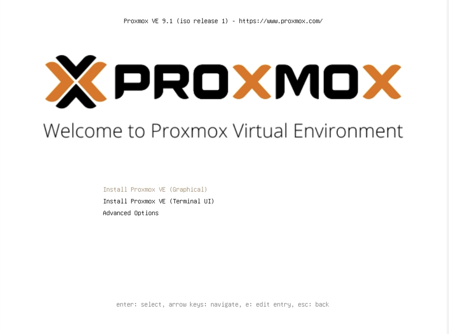 PVE installer